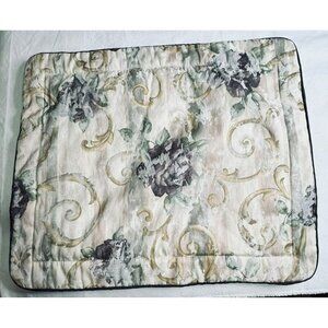 2 Croscill Chambord Cassis Amethyst Standard Pillow Shams Floral Classic